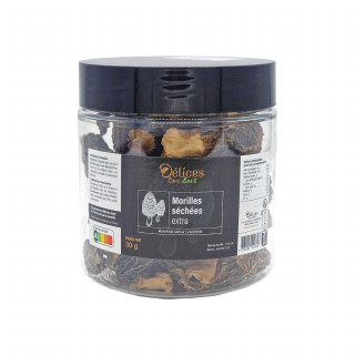Lot 3x Morilles extra séchées - Pot 30g