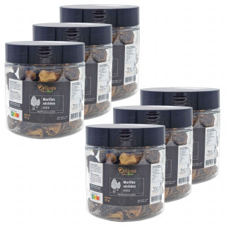 Lot 6x Morilles extra séchées - Pot 30g