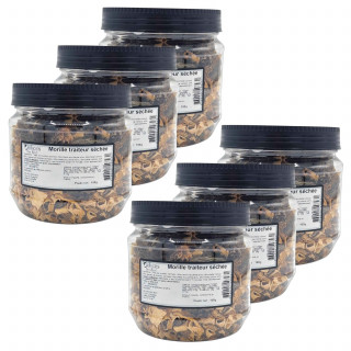 Lot 6x Morille traiteur séchée - Pot 100g