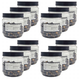 Lot 12x Champignons noirs séchés - Pot 100g