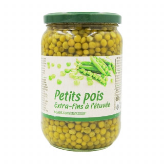 Lot 3x Petits pois extra fins - Bocal 445g