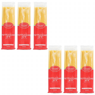 Lot 6x Pâtes Fettuccine n°9 - Paquet 500g