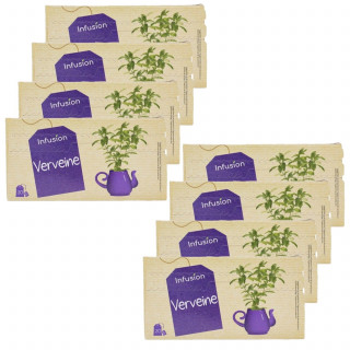 Lot 8x Infusion verveine - Boîte 30g