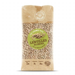 Lentilles blondes - Paquet 1kg