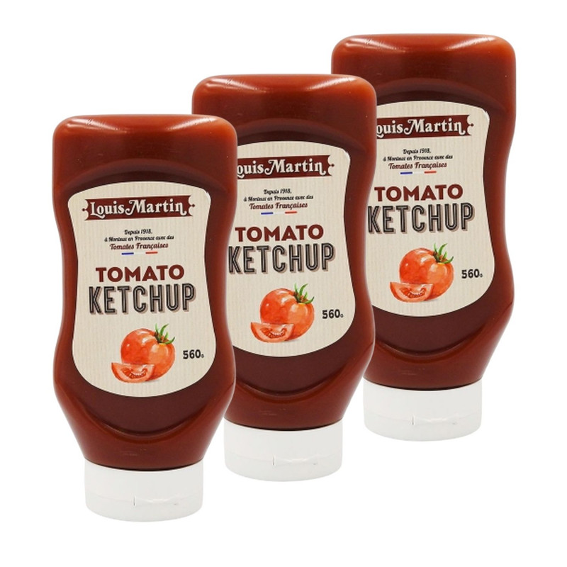 Lot 3x Ketchup - Flacon 560g