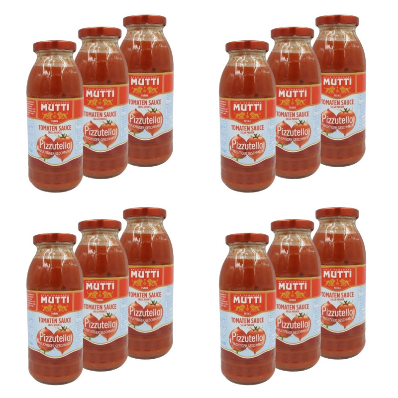 Lot 12x Sauce tomate Pizzutello - Bocal 400g