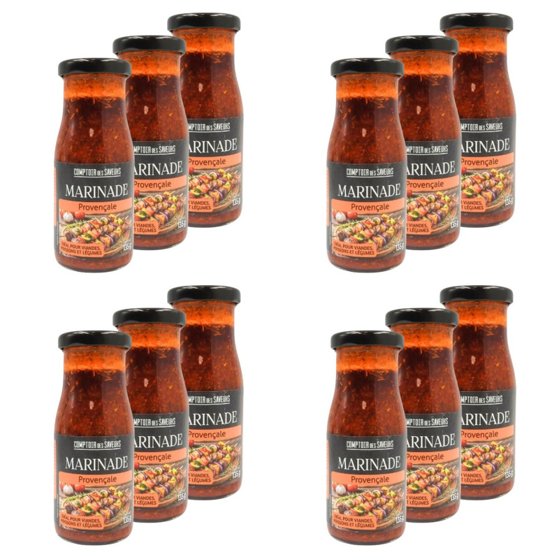 Lot 12x Marinade provençale - Bocal 135g