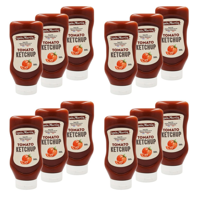 Lot 12x Ketchup - Flacon 560g