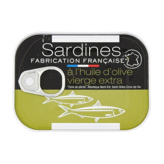 Lot 15x Sardines à l'huile d'olive extra vierge - Conserve 115g