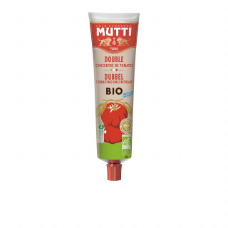 Double concentré de tomates Bio - sans sel ajouté - Tube 185g