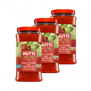Lot 3x Sauce tomates et basilic - Bocal 400g