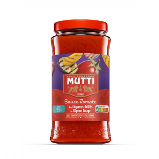 Sauce tomate aux légumes grillées et oignon rouge - Bocal 400g