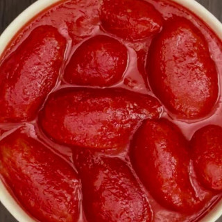Tomates pelées Zéro résidu de pesticides