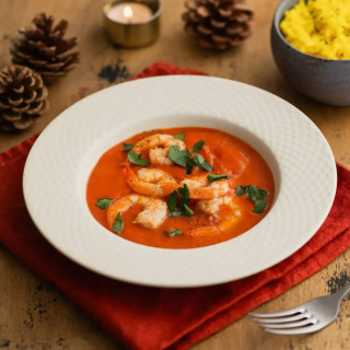 Crevettes à la sauce tomate épicée