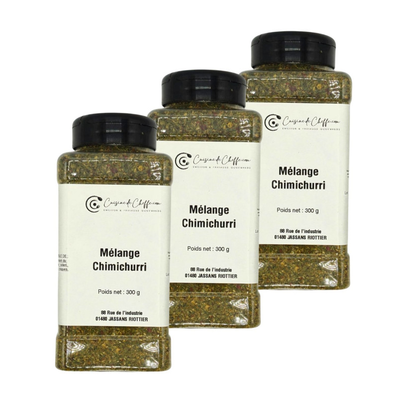 Lot 3x Mélange chimichurri - Pot 300g