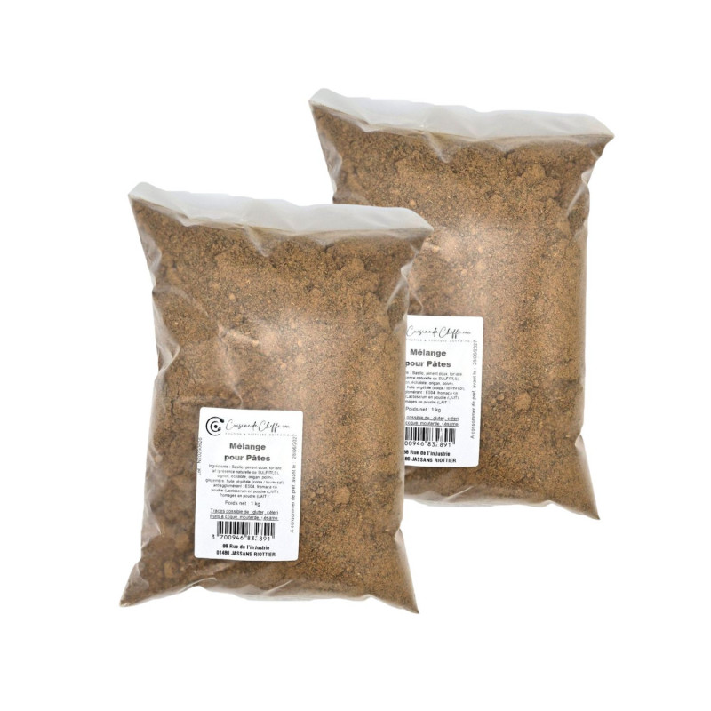 Lot 2x Mélange pour pâtes - Sachet 1kg