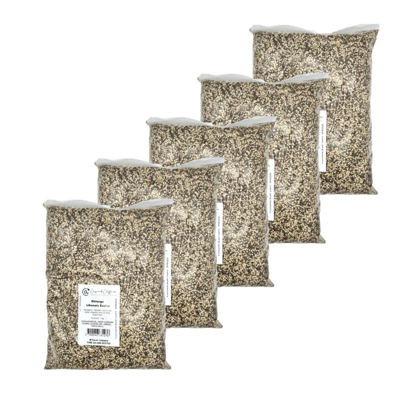 Lot 5x Mélange libanais zaatar - Sachet 1kg