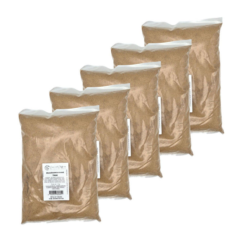 Lot 5x Assaisonnement thaï - Sachet 1kg