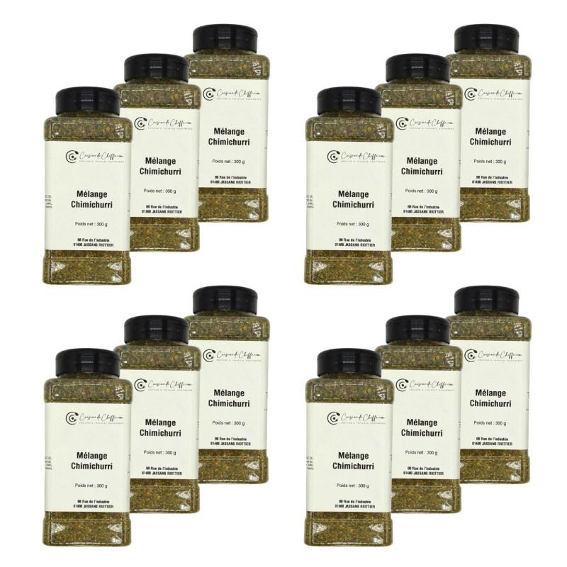 Lot 12x Mélange chimichurri - Pot 300g