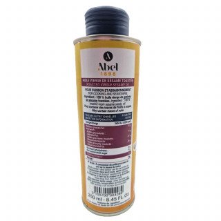 Huile vierge de sésame toasté - Bidon 250ml