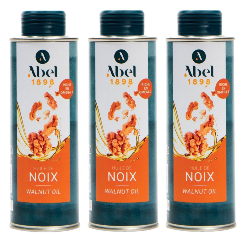 Lot 3x Huile de noix - Bidon 250ml