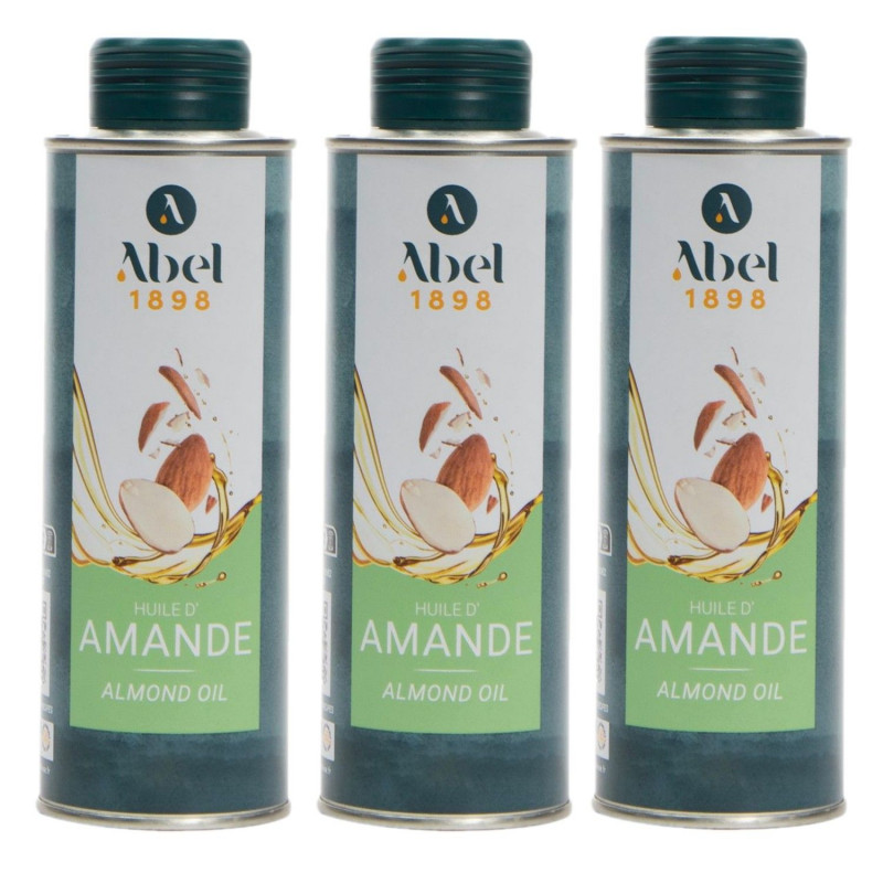 Lot 3x Huile d’amande - Bidon 250ml
