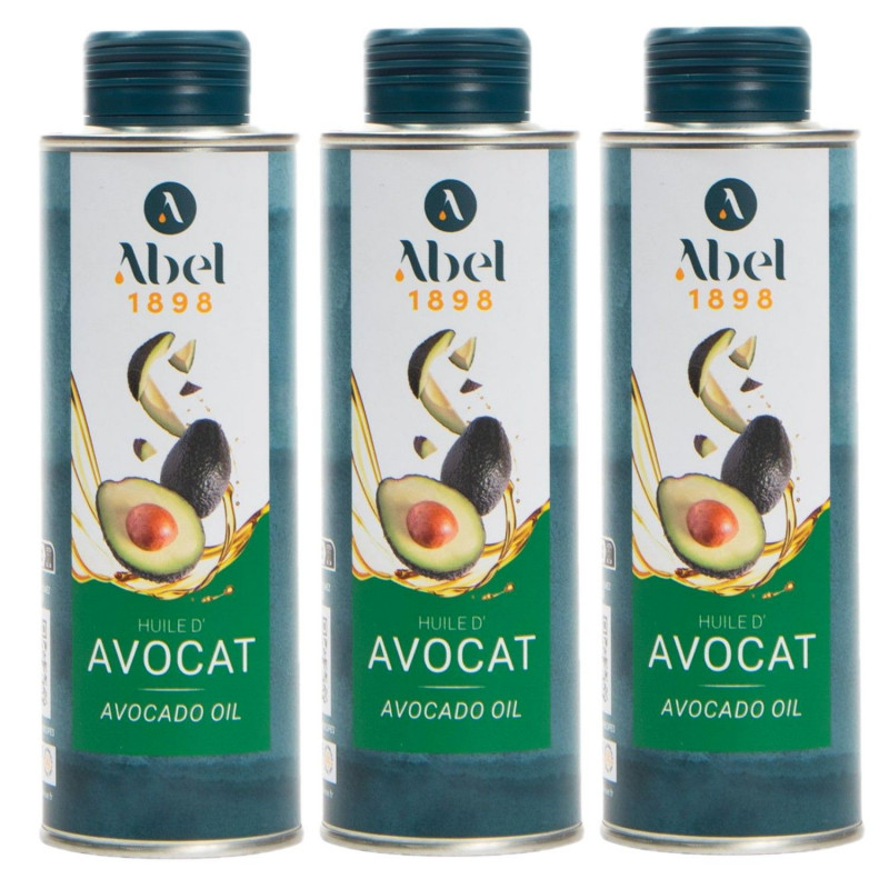 Lot 3x Huile d’avocat - Bidon 250ml