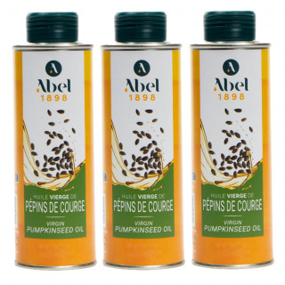 Lot 3x Huile vierge de pépins de courge - Bidon 250ml