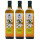 Lot 3x Huile d’olive extra vierge - Bouteille 750ml