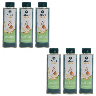 Lot 6x Huile d’amande - Bidon 250ml