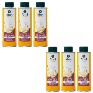 Lot 6x Huile vierge de sésame toasté - Bidon 250ml