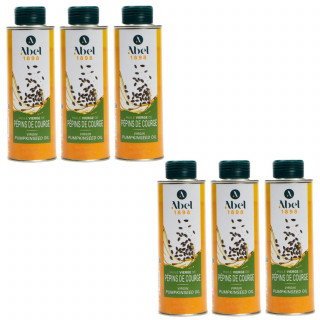 Lot 6x Huile vierge de pépins de courge - Bidon 250ml