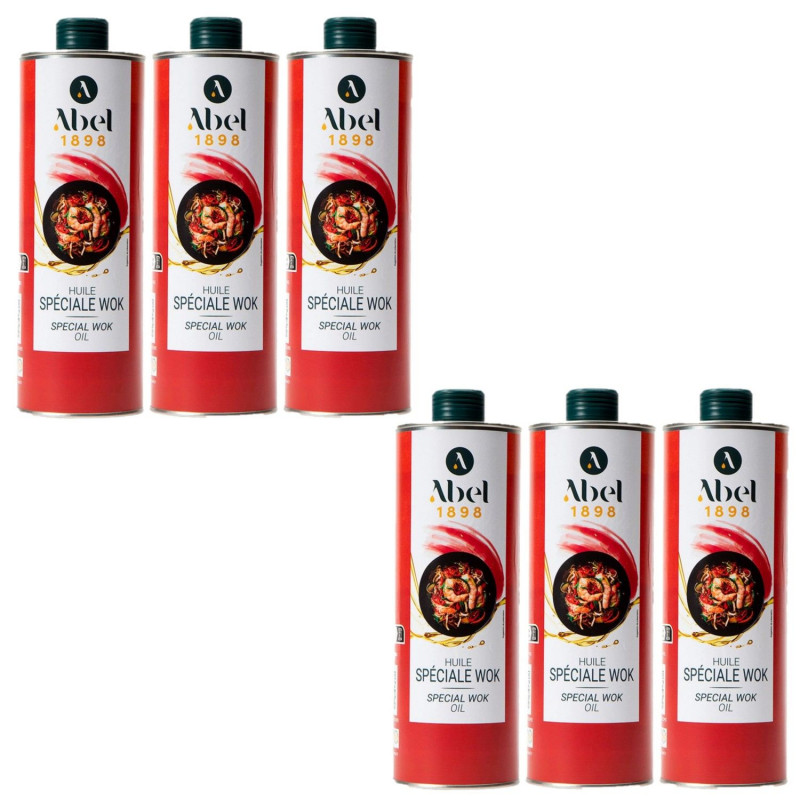 Lot 6x Huile spéciale wok - Bidon 1L