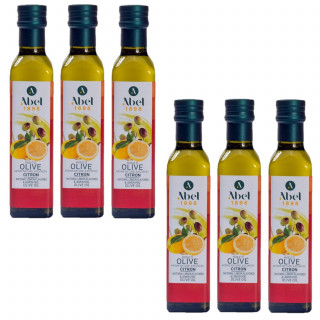 Lot 6x Huile d’olive arôme citron - Bouteille 250ml