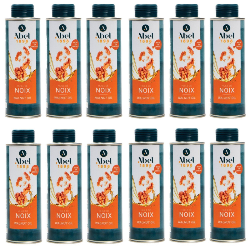 Lot 12x Huile de noix - Bidon 250ml
