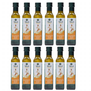 Lot 12x Huile de cacahuète grillée - Bouteille 250ml