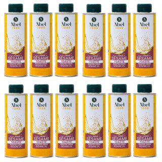 Lot 12x Huile vierge de sésame toasté - Bidon 250ml