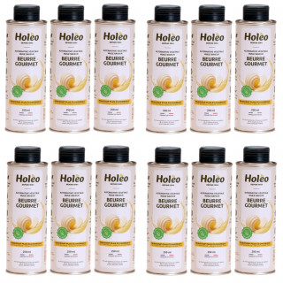 Lot 12x Huile saveur beurre gourmet - Bidon 250ml