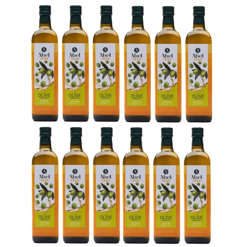 Lot 12x Huile d’olive extra vierge - Bouteille 750ml