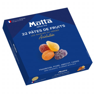 Lot 3x Coffret de pâtes de fruits acidulées Saveurs du Verger - Coffret 200g