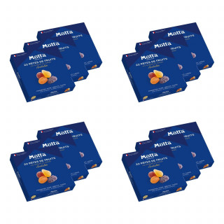 Lot 12x Coffret de pâtes de fruits acidulées Saveurs du Verger - Coffret 200g