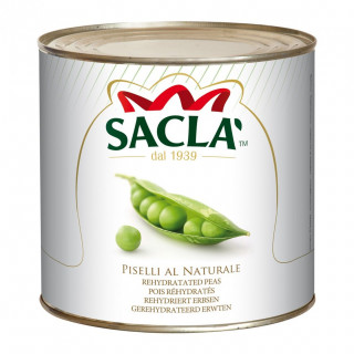 Lot 3x Petits pois fins au naturel - Conserve 2,5kg