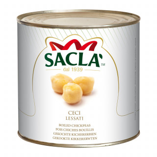 Lot 3x Pois chiches au naturel - Conserve 2,6kg