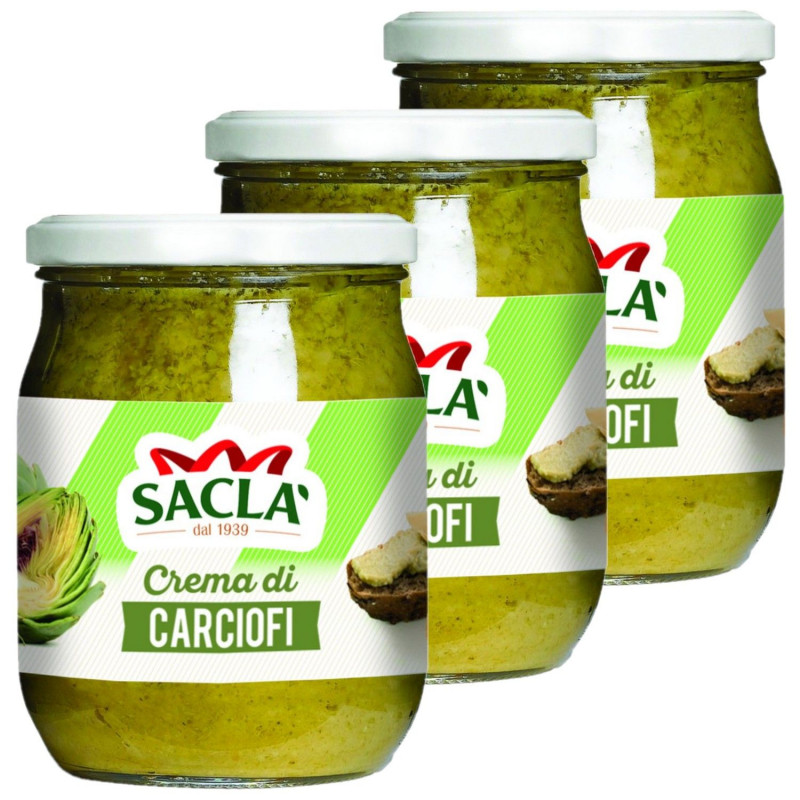Lot 3x Crème d’artichauts - Pot 500g