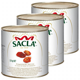 Lot 3x Tomates séchées - Conserve 2,4kg