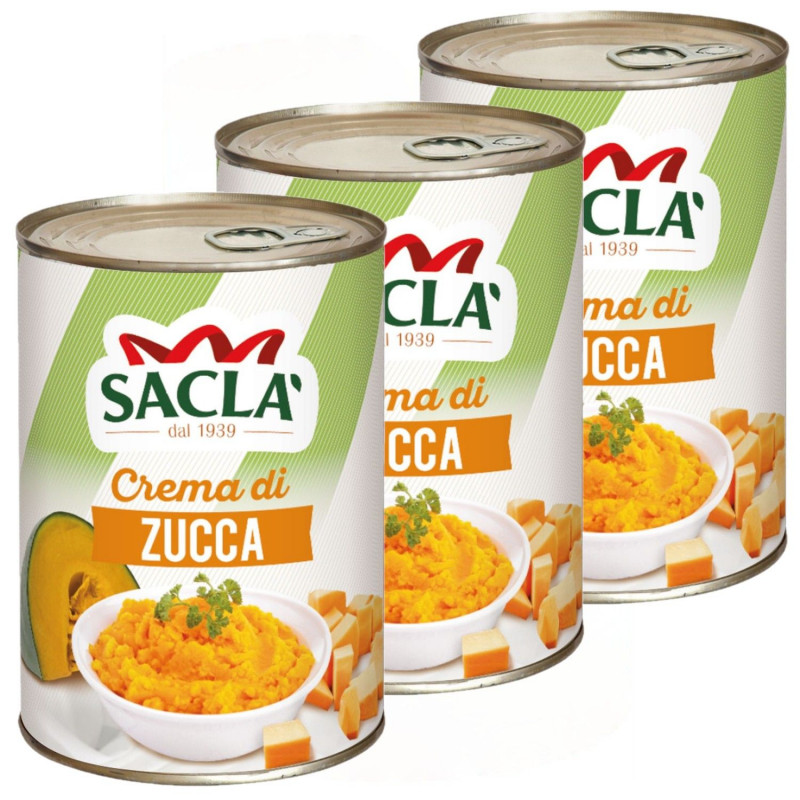 Lot 3x Crème de courge - Conserve 400g