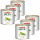 Lot 6x Petits pois fins au naturel - Conserve 2,5kg