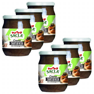 Lot 6x Crème tartufata aux champignons - Pot 500g