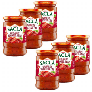 Lot 6x Caviar de tomates à l'ail - Pot 190g