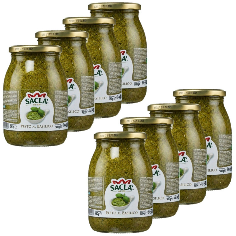Lot 8x Pesto alla Genovese - Pot 980g